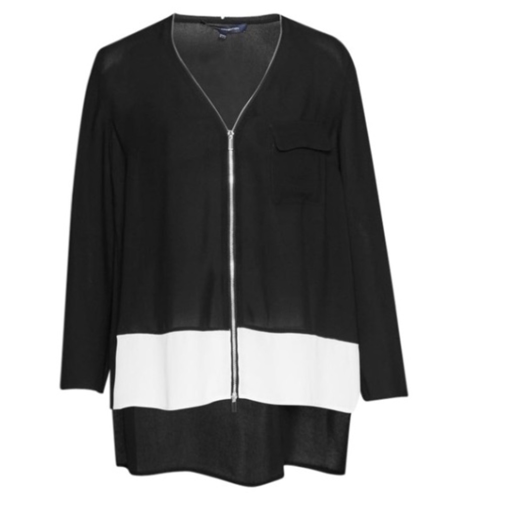 NWT French Connection Black and White Belle